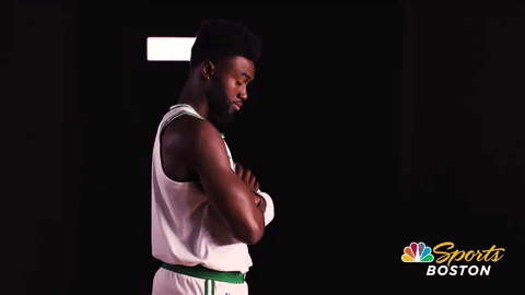 look up boston celtics GIF by NBC Sports Boston