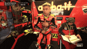 Alvaro Bautista Smile GIF by WorldSBK