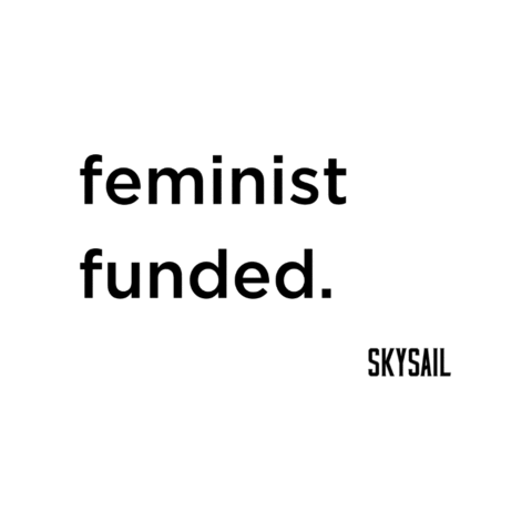 skysailbrand feminism feminist women in business working mom Sticker