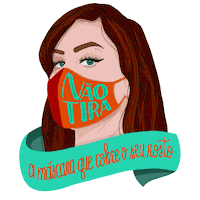 Mascara Pandemia Sticker