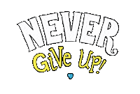 Give Up Heart Sticker by macniten