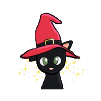 Black Cat Sticker