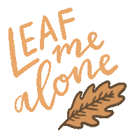 Leave Me Alone Halloween Sticker