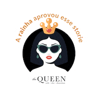 thequeencafe coffee cafe thequeen thequeencafeteria Sticker
