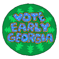 Vote Early Senate Race Sticker by Creative Courage