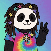 Vibes Peace GIF by Pandu Pandas