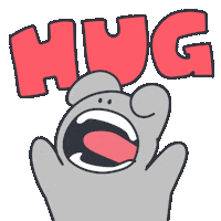 Love Me Hug Sticker