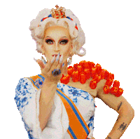 Rupauls Drag Race Kiss Sticker by Videoland