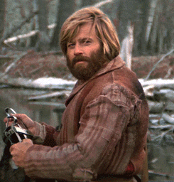 Meme gif. The Jeremiah Johnson nod of approval meme: A slow zoom in on Robert Redford as Jeremiah Johnson, culminating in a smiling nod.