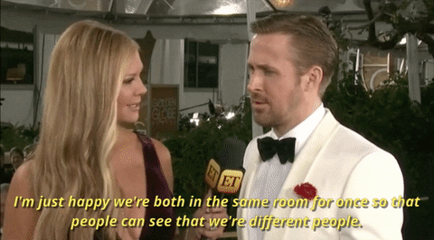 Ryan Gosling Golden Globes 2017 GIF by Entertainment Tonight