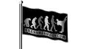 Fight Waving Sticker by Brannmanndan
