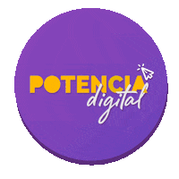 PotenciaDigital logo digital equipo potencia Sticker
