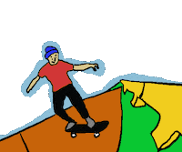 Skate Skateboarding Sticker
