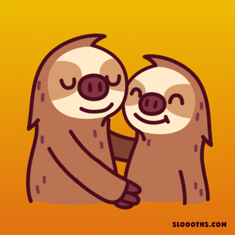 Couple Love GIF by Sloooths
