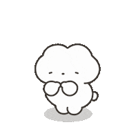 pudeong rabbit shy confession hesitate Sticker