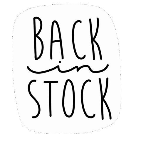 Back In Stock Sticker by Heldenglück