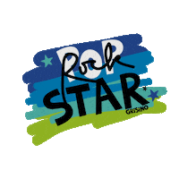 Rock Star Sticker by Grisino