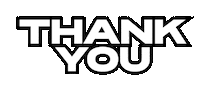 Thanks 5W Sticker by Fuenfwerken