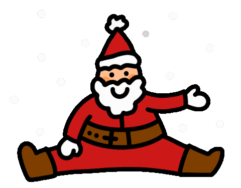 Santa Claus Christmas Sticker by Andreea Illustration