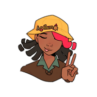 Happy South Africa Sticker by Cabblow Studios