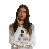 thinking pensando Sticker by Hug & Clau