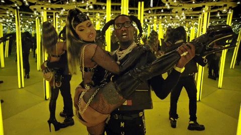 cardi b clout GIF by Offset