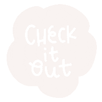 Check It Out White Cloud Sticker