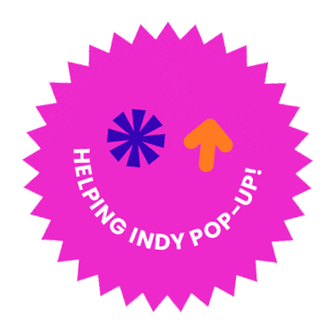 Pop Up Indianapolis Sticker by PATTERN Magazine