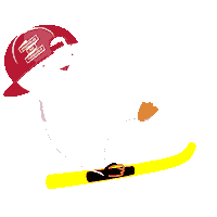 Fun Action Sticker by Hooksieler Skiterrassen