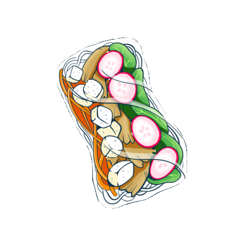 rainbowrolls giphygifmaker Sticker