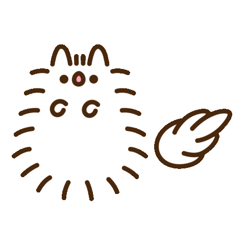 cat Sticker by Pusheen