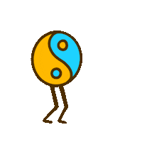 Ying Yang Australia Sticker by Finely Tuned