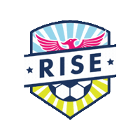 risesoccerclub together we rise rise soccer club rise sc always rise Sticker