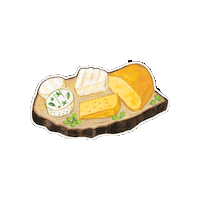 Cheese Vesper Sticker by Hochschwarzwald