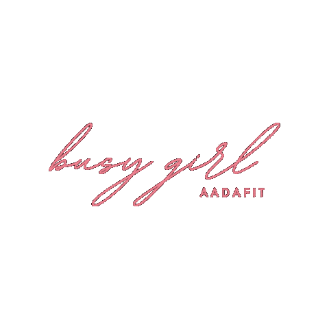 Aada Busy Girl Sticker by Fitclubfinland