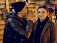 Gossip Whisper GIF by GIPHY IRL