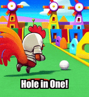 Hole In One Mini Golf GIF by Zorooster
