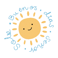 wtchmebloom sol buenos dias juanga wtchmebloom Sticker