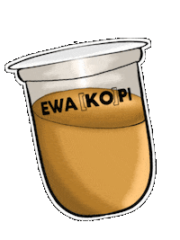Fun Coffee Sticker