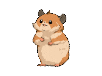 JinKusaka hamster 鼠 倉鼠 鼠鼠 Sticker