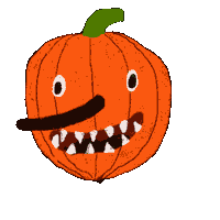 Halloween Teeth Sticker by LiliBanana