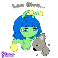 Sad Mental Health Sticker by ShimmertheGlowworm