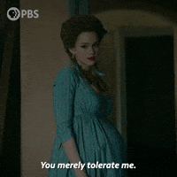 You Merely Tolerate Me