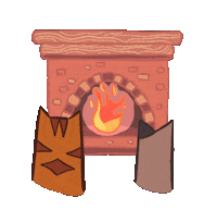 Fire Winter Sticker