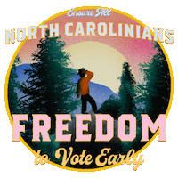 North Carolina Vote Sticker by Creative Courage