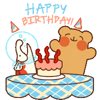 happy birthday party Sticker by Bare Tree Media