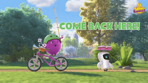 Cake Come Back Here GIF by Sunny Bunnies