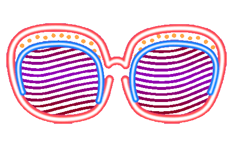 Neon Sunglasses Sticker by Elton John