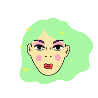 Read Drag Queen Sticker by Percolate Galactic