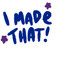 violetpoppy proud craft violet made Sticker